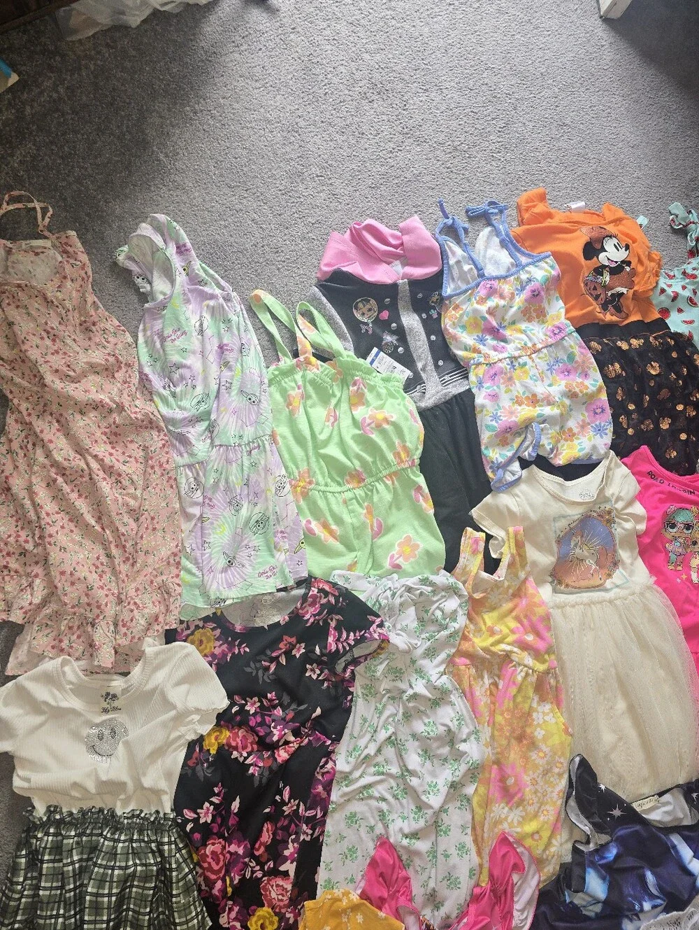 GIRLS DRESS/ ROMPER BUNDLE SIZES 7-10